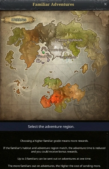 Familiar Adventure Map 1